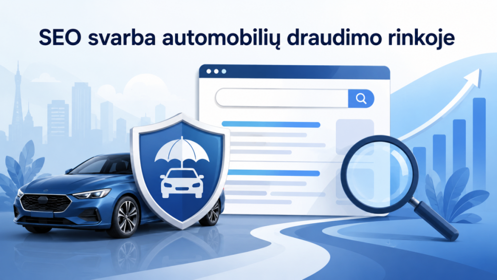 SEO svarba automobilių draudimo rinkoje
